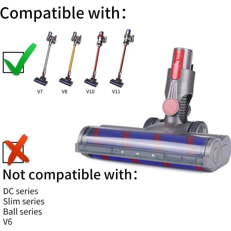 Brosse Compatible avec Dyson V7 V8 V10 V11 Aspirateurs, Bros... - 2