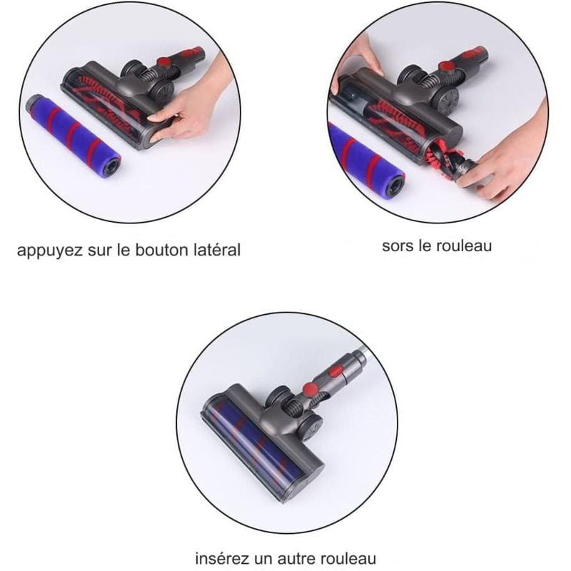 Brosse Compatible avec Dyson V7 V8 V10 V11 Aspirateurs, Bros... - 3