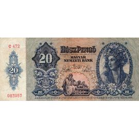 Billet Hongrie - 20 Pengo