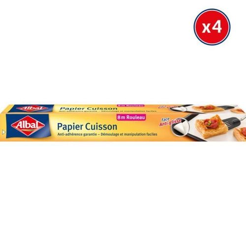 Feuille De Cuisson - 4x8m Papier Cuisson Anti-Glisse Albal (38 Cm)