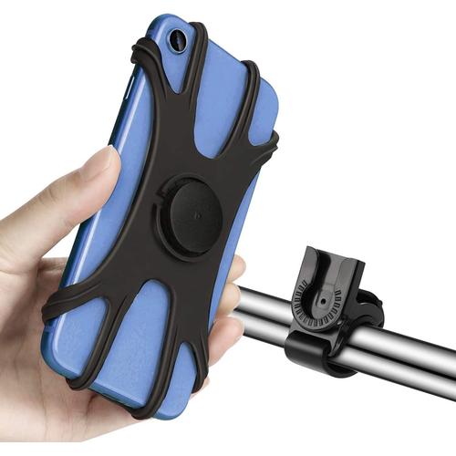 SUPPORT TÉLÉPHONE VÉLO Moto Bicyclette Silicone Réglable pour