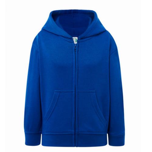 Sweat Zippé À Capuche Enfant Bleu Royal