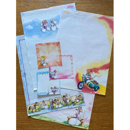 (B6) Lot Feuilles Diddl 