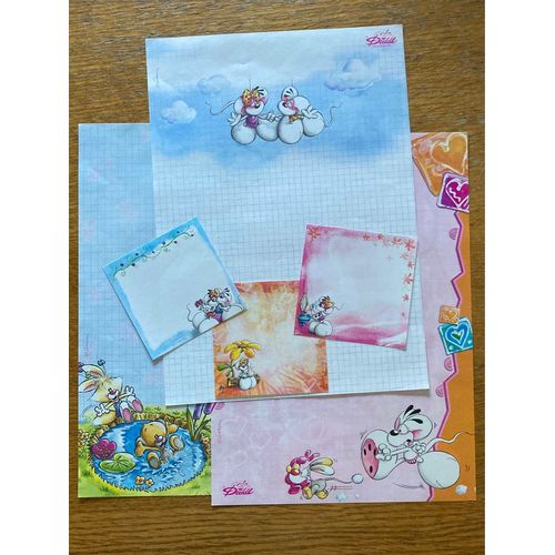(B7) Lot Feuilles Diddl 