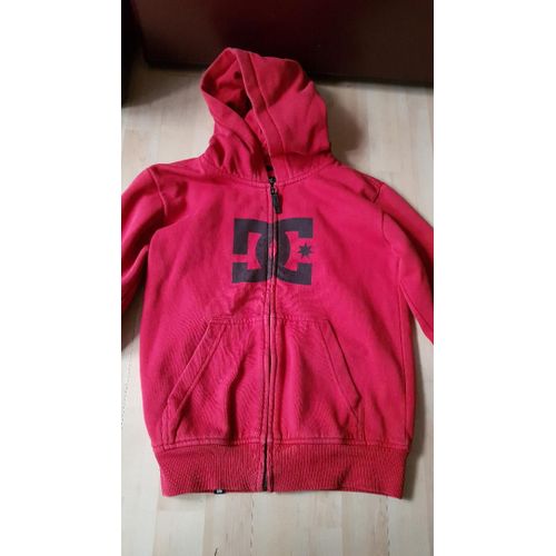 Veste Gilet Dc Shoes Enfant Rouge Taille S