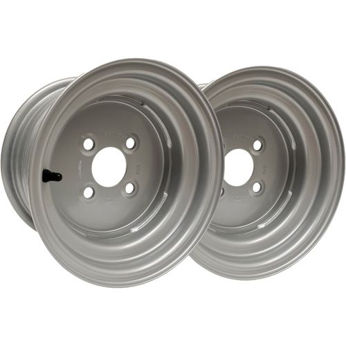6.00x10 Wheel Rims 10" Inch Ride on Lawnmower Quad Bike 4 x 100mm PCD (Set of 2)