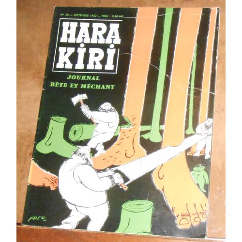 Hara-Kiri Journal Bête Et Méchant N°20