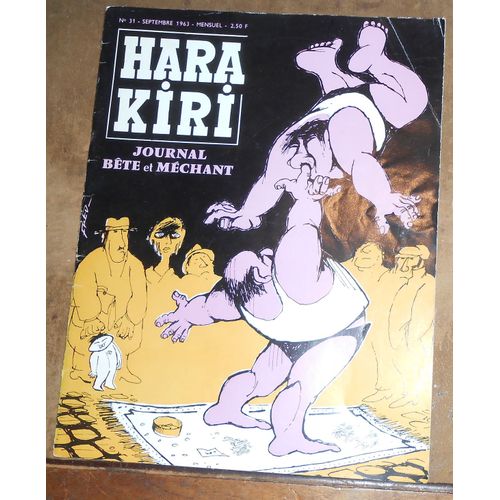 Hara-Kiri Journal Bête Et Méchant N°31