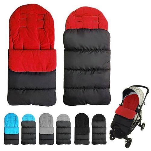 Rouge-Chancelière universelle pour poussette, housse de siège en coton pour  poussette de bébé, sac de couchage,chaude, couvre-jambe