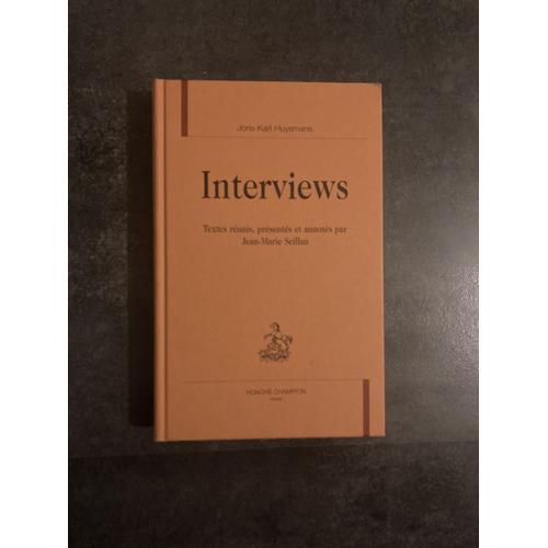 Interviews/ Joris-Karl Huysmans