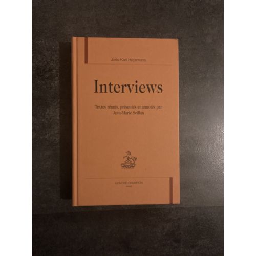 Interviews/ Joris-Karl Huysmans