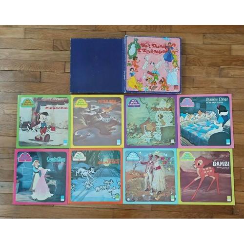 Walt Disney L'enchanteur Coffret De 8 Vinyles 33 Tours Collector