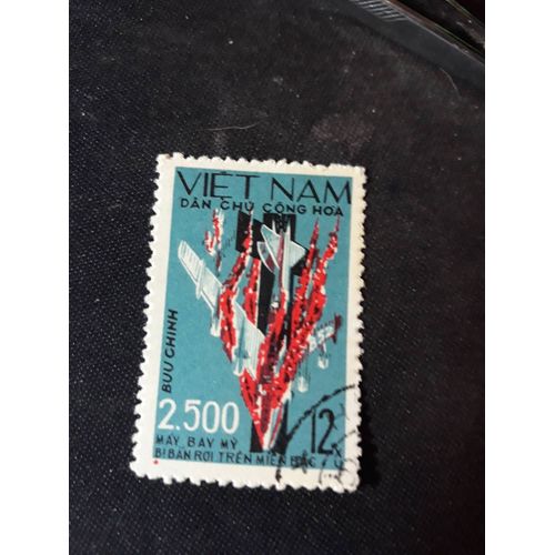 Timbre Vietnam Us Air Force Avion Abattu Tp23