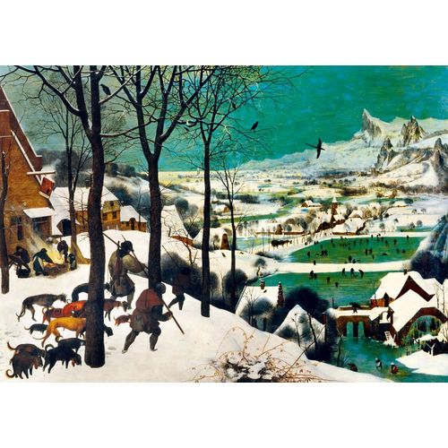 Pieter Bruegel The Elder - Hunters In The Snow (Winter), 1565 - Puzzle 1000 Pièces