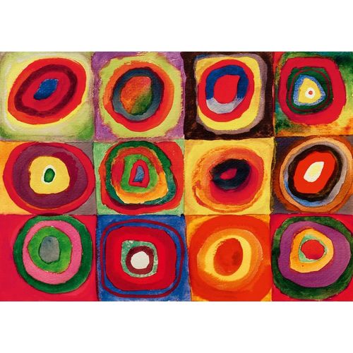 Kandinsky - Colour Study, 1913 - Puzzle 1000 Pièces