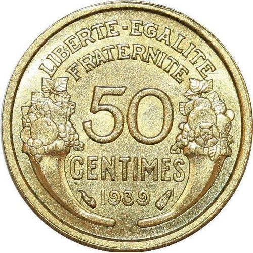 50 Ct De Franc 1939 Morlon