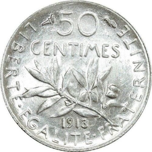 50 Ct Argent 1913