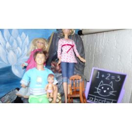Barbie Avec Bebe Et Adolescente Ken Poupee Rakuten