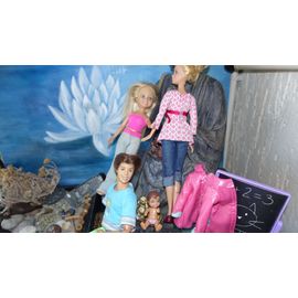 Barbie Avec Bebe Et Adolescente Ken Poupee Rakuten