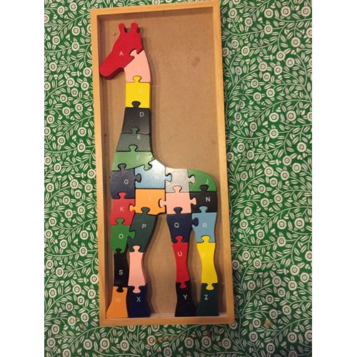 Puzzle Educatif Girafe