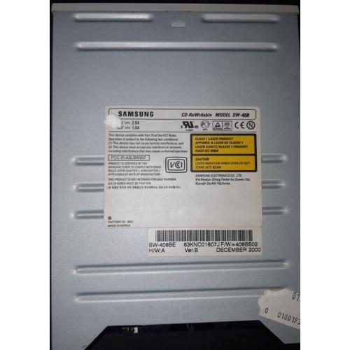 samsung sw-408 CRW 8-8-32