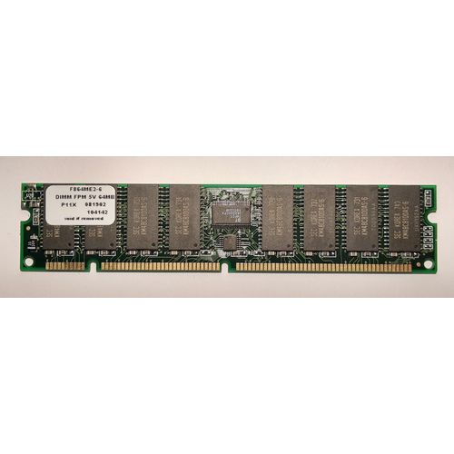 Barette mémoire vive DIMM FPM 5V 64MB F864ME2-6