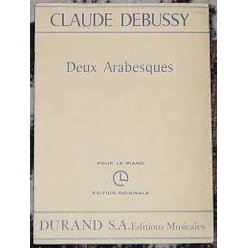 Deux Arabesques, Piano