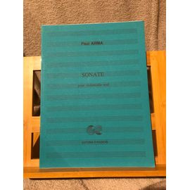 Paul Arma Sonate Pour Violoncelle Solo Partition Éditions Choudens