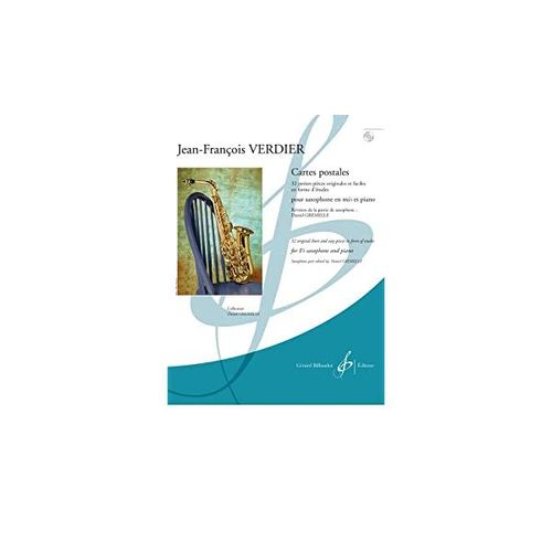 Cartes Postales - 32 Petites Pièces Originales Et Faciles En Forme D'études Pour Saxophone En Mib Et Piano