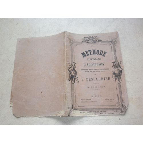 Méthode Élémentaire D'accordéon. Exclusivement En Chiffres Et S'applicant À Tous Les Accordéons (Allemand, Genre Italien Et Italien Véritable).