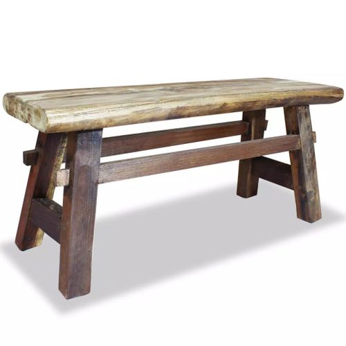 Vidaxl Banc Bois De Récupération Massif 100 X 28 X 43 Cm
