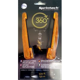 reflecteur Velo GUIZMAX Lot de 18 catadioptre Multicolore