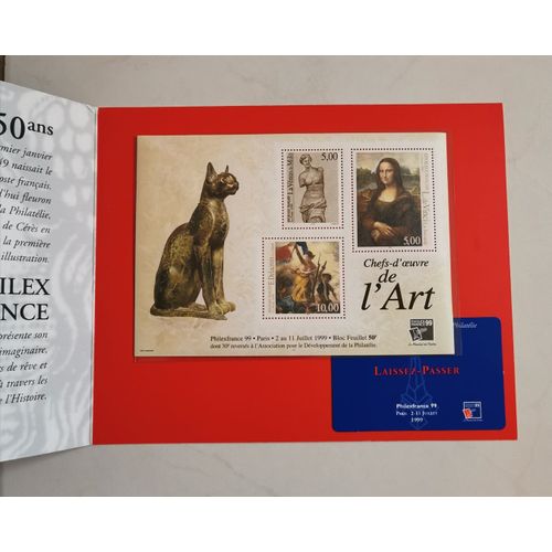 Bloc Timbres Chefs-D'Uvre De L'art.