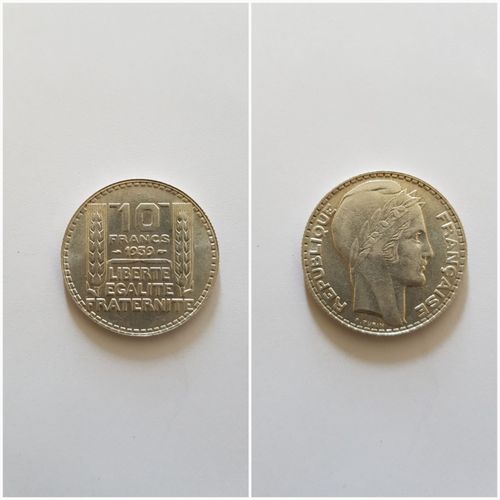 Pièce De Monnaie 10 Frs 1939