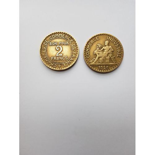 Pièce De Monnaie 2 Frs Nécessité 1926