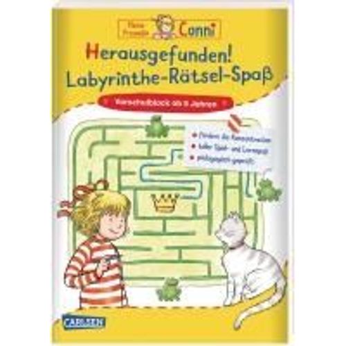 Conni Gelbe Reihe (Beschäftigungsbuch): Herausgefunden! Labyrinthe-Rätsel-Spaß