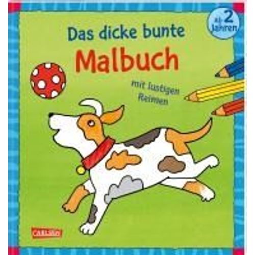 Das Dicke Bunte Malbuch Mit Lustigen Reimen