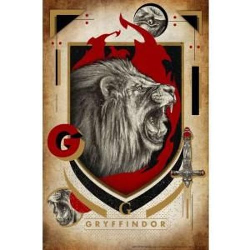 Harry Potter - Puzzle Livre Lenticulaire Maison Gryffondor 300 Pcs 41