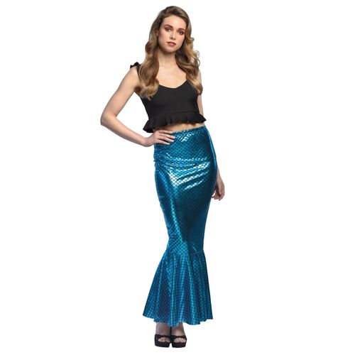 Jupe De Sirène Bleue Adulte - Taille: M