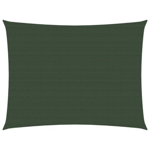 Voile Toile D'ombrage Parasol 160 G/M² Vert Foncé 2 X 3 M Pehd Helloshop26 02_0009411
