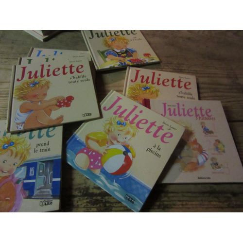 7 Livres Doris Jauer Juliette Lito Va Ecole / A La Piscine 3 Histoires Habille Toute Seule Prend Train Joue Son Chat Fete Anniversaire
