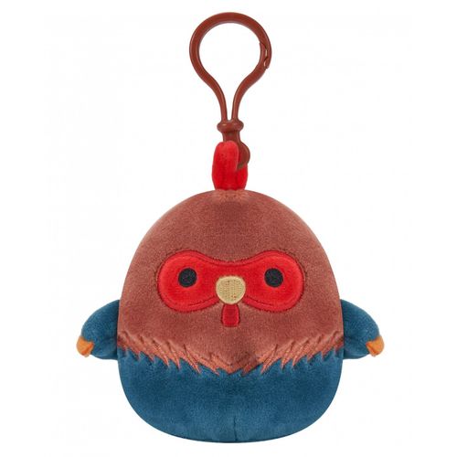 Squishmallows - Asst 9 Cm P15 Clip On - Brown And Blue Rooster