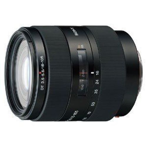 Objectif Sony SAL16105 - Fonction Zoom - 16 mm - 105 mm - f/3.5-5.6 DT - Sony A-type - pour Handycam NEX-VG900; a DSLR-A100, SLT-A55, A57, A58, A65, A77; a NEX F3D, F3K, F3Y; a3000