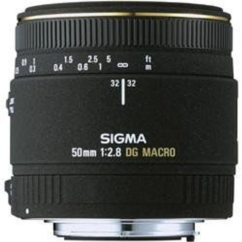 Macro-objectif Sigma EX - Fonction Macro - 50 mm - f/2.8 DG - Nikon F