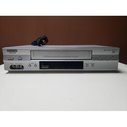MAGNETOSCOPE SILVERCREST VCR-5100 - LG MG64 LECTEUR K7 CASSETTE VIDEO VHS  NEUF .