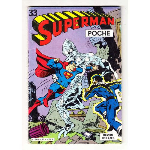 " Le Midas De Metropolis ! " : Superman Poche # 33 ( Mai 1980 ) ## Superman - Superman & Éclair Noir ( Black Lightning ) - Superboy - Batman & Docteur Destin ( Dr. Fate )
