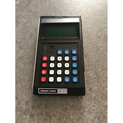 Calculatrice silver-reed SR81