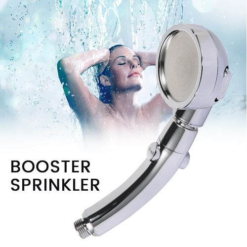 Pommeau de douche à pluie haute pression, luxueux, moderne, aspect chromé