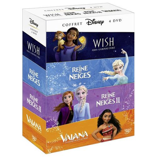 Wish - Asha Et La Bonne Étoile + Vaiana, La Légende Du Bout Du Monde + La Reine Des Neiges + La Reine Des Neiges 2
