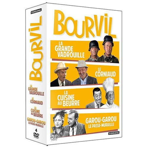 Bourvil - Coffret : La Grande Vadrouille + Le Corniaud + La Cuisine Au Beurre + Garou-Garou Le Passe-Muraille - Pack